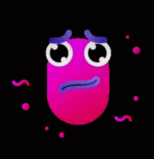 a cartoon character with a shocked look on his face