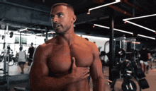 Athlete-mike-thurston Chest-muscles GIF - Athlete-mike-thurston Chest-muscles Muscle-man-tommy-majka GIFs