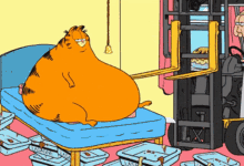 Garfield Garfield Forklift GIF