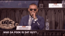 Conor Mcgregor Who Are You GIF - Conor Mcgregor Who Are You Who Da Fook Is Dat Guy GIFs