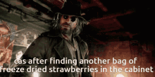 freeze dried strawberries casgifs discord lore cas after strawberries