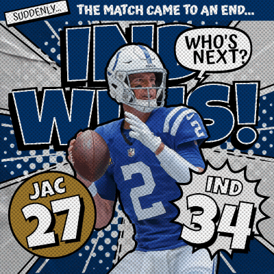 Game report: Colts 34, Jaguars 27