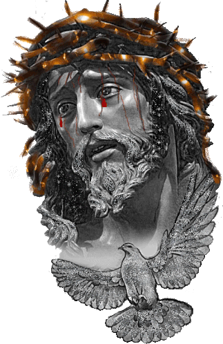 Jesus Thorn Crown Sticker - Jesus Thorn Crown Sad Stickers