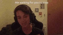 Me Waiting For You To Stop Me GIF - Me Waiting For You To Stop Me Waiting GIFs