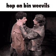 hop on bin weevils something rotten christian borle shakespeare
