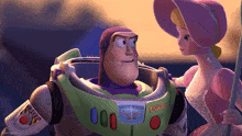 buzz lightyear and bo peep from toy story