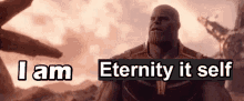 Eternity Itself Thanos GIF - Eternity Itself Thanos Snap GIFs