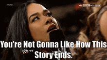 Wwe Aj Lee GIF - Wwe Aj Lee Youre Not Gonna Like How This Story Ending GIFs