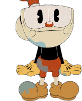 Change Outfit Cuphead Sticker - Change Outfit Cuphead The Cuphead Show Stickers