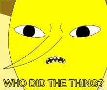 Adventure Time Who Did The Thing GIF