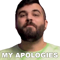 My Apologies Andrew Baena Sticker - My Apologies Andrew Baena I'M Sorry Stickers