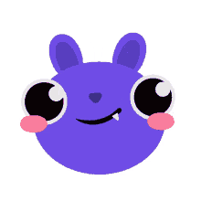 leart bunny purple cute hase
