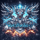 a picture of a robotic dragon with the words indestructibles above it