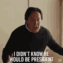 I Didnt Know He Would Be President Surprised GIF - I Didnt Know He Would Be President Surprised Unbelievable GIFs