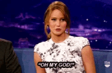Jennifer Lawrence Oh My God GIF - Jennifer Lawrence Oh My God Omg GIFs