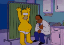 the simpsons homer simpson fat belly tummy