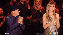 Clapping Heidi Klum GIF - Clapping Heidi Klum Howie Mandel GIFs