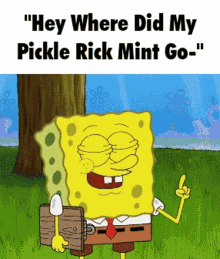 pickle rick josharo spongebob