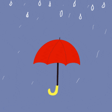 Umbrella Rain GIF