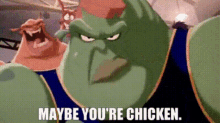 Space Jam Bang GIF - Space Jam Bang Maybe Youre Chicken GIFs