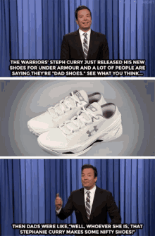 Steph Curry Dad Shoes GIF