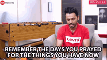 Remember The Days You Prayed For The Things You Have Now Tony Kakkar GIF - Remember The Days You Prayed For The Things You Have Now Tony Kakkar Pinkvilla GIFs