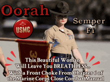 Semper Fi Oorah GIF - Semper Fi Oorah Marine Woman GIFs