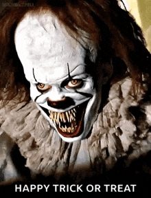 pennywise it scary smile