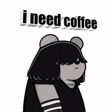 i need coffee coffee wake up emo metalhead