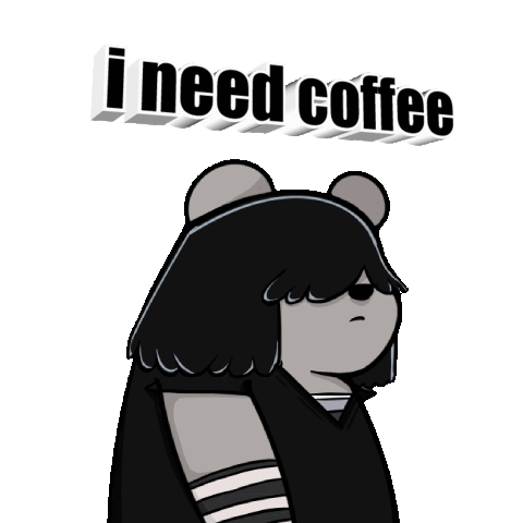 I Need Coffee Wake Up Sticker - I Need Coffee Coffee Wake Up Stickers