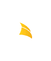 a yellow object with a white stripe on it