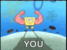 Sponge Bob Square Pants Work Out GIF - Sponge Bob Square Pants Work Out Muscles GIFs