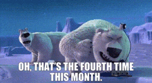 Norm Of The North Sam GIF - Norm Of The North Sam Oh Thats The Fourth Time This Month GIFs