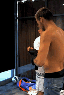Liam Payne Boxing Strapping Of Hands GIF