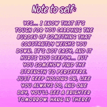Note Note To Self GIF
