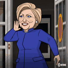 Dabbing Hillary Clinton GIF - Dabbing Hillary Clinton Our Cartoon President GIFs