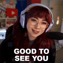 Good To See You Laurel Rothamel GIF - Good To See You Laurel Rothamel Koolysmiley GIFs