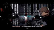 Lego Star Wars Darth Vader GIF - Lego Star Wars Darth Vader The Emperor Has Been Expecting You GIFs