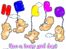 Hello Have A Very Good Day GIF - Hello Have A Very Good Day Beary Good Day GIFs