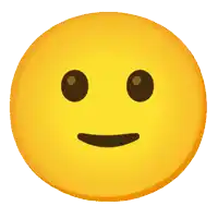 a smiley face with brown eyes and a smile on it