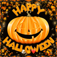 Happy Halloween Smile GIF - Happy Halloween Smile Pumpkin GIFs