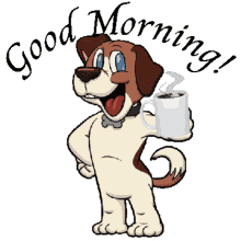 animated stickers good morning