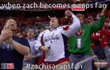 Zach Zach Jezioro GIF - Zach Zach Jezioro Caps Fan GIFs