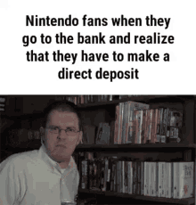 Nintendo Fans Go To The Bank GIF - Nintendo Fans Go To The Bank Direct Deposit GIFs