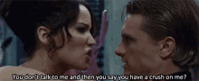 Then You Say You Have A Crush On Me! GIF - Hunger Games Katniss Everdeen Jennifer Lawrence GIFs