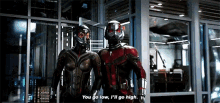 You Go Low Ill Go High Antman GIF - You Go Low Ill Go High Antman Scott Lang GIFs