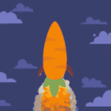 Carrot Rocket GIF