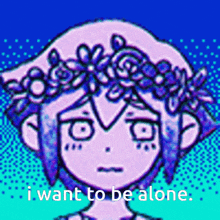 Omori I Want To Be Alone GIF - Omori I Want To Be Alone Please GIFs