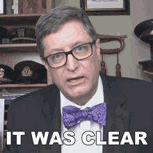 It Was Clear Lance Geiger GIF - It Was Clear Lance Geiger The History Guy GIFs