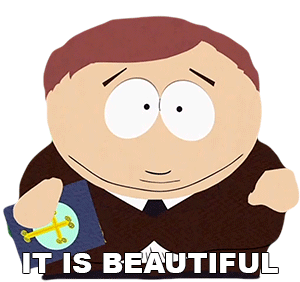 It Is Beautiful Eric Cartman Sticker - It Is Beautiful Eric Cartman South Park Stickers